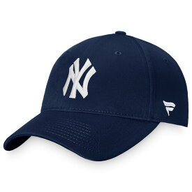 ファナティクス メンズ 帽子 アクセサリー New York Yankees Fanatics Cooperstown Collection Core Adjustable Hat Navy