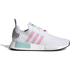 adidas アディダス メンズ スニーカー 【adidas NMD R1】 サイズ US_8(26.0cm) White True Pink Hologram