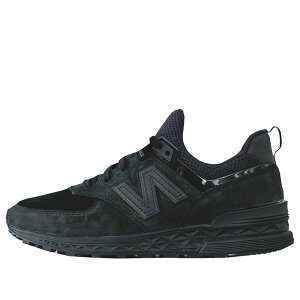 New Balance �j���[�o�����X �����Y �X�j�[�J�[ �yNew Balance Ronnie Fieg x Dover Street Market x 574 Sport 'Triple Black' MS574BD�z �T�C�Y US_8(26.0cm)