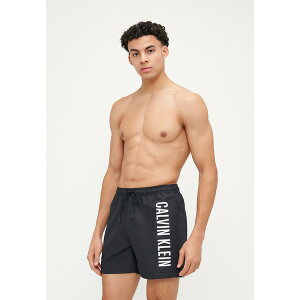 JoNC Y T_ V[Y DRAWSTRING - Swimming shorts - black