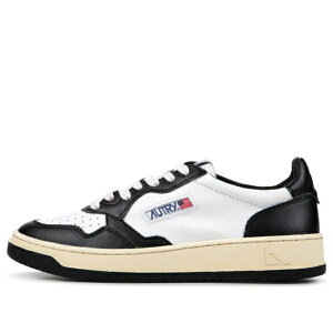 AUTRY I[g[ Y Xj[J[ yAutry Medalist Low Leather 'Black White' AULM-WB01z TCY US_8(26.0cm)