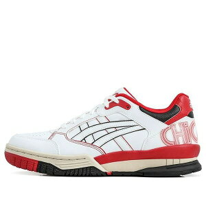 ASICS �A�V�b�N�X �����Y �X�j�[�J�[ �yASICS Gel-Spotlyte Low 'White Red' 1203A233-100�z �T�C�Y US_M_4