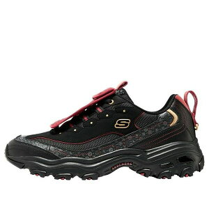Skechers �X�P�b�`���[�Y �����Y �X�j�[�J�[ �ySkechers D'LITES 1.0 'Black Red' 802004-BKRD�z �T�C�Y US_8.5(26.5cm)