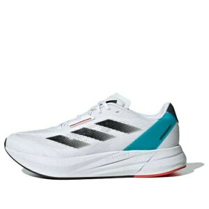 adidas �A�f�B�_�X �����Y �X�j�[�J�[ �yadidas Duramo Speed 'White Black Lucid Cyan' IE9674�z �T�C�Y US_8(26.0cm)