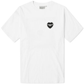 カーハート メンズ Tシャツ トップス Carhartt WIP Heart Bandana T-Shirt White