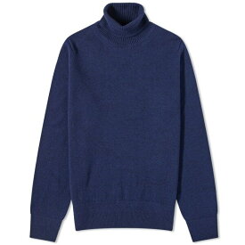 ジョンスメドレー メンズ ニット&セーター アウター John Smedley Kolton Roll Neck Knit Blue