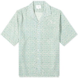 ルード メンズ シャツ トップス Rhude Cravat Silk Shirt Neutrals