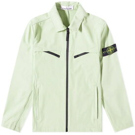 ストーンアイランド メンズ ジャケット＆ブルゾン アウター Stone Island Light Soft Shell-R Jacket Green
