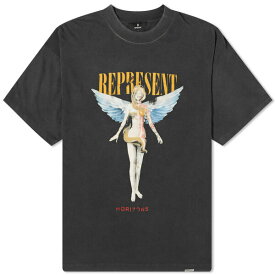 リプレゼント メンズ Tシャツ トップス Represent Reborn T-Shirt Black