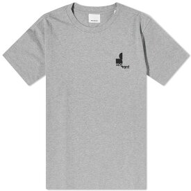 イザベル マラン メンズ Tシャツ トップス Isabel Marant Zafferh Small Logo T-Shirt Grey