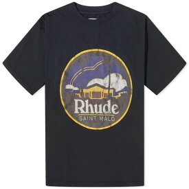 ルード メンズ Tシャツ トップス Rhude Saint Malo T-Shirt Black