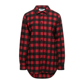 【送料無料】 エムエスジイエム レディース シャツ トップス Shirts Red