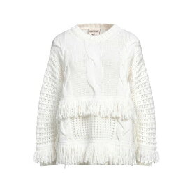 【送料無料】 セミクチュール レディース ニット&セーター アウター Sweaters White