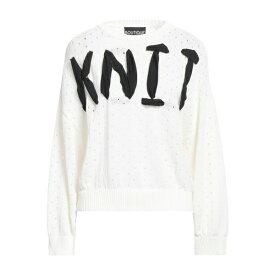 【送料無料】 ブティックモスキーノ レディース ニット&セーター アウター Sweaters White