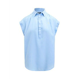 【送料無料】 ラルフローレン レディース カットソー トップス Tops Light blue