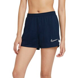 ナイキ レディース カジュアルパンツ ボトムス Nike Women's Dri-FIT Academy Knit Soccer Shorts Obsidian/White