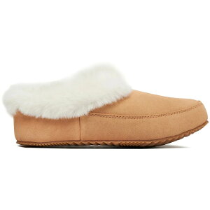 Sorel �\���� ���f�B�[�X �X�j�[�J�[ �ySorel Run Mule Slippers Tawny Buff Natural Tan (Women's)�z �T�C�Y US_6(23.0cm) Tawny Buff/Natural Tan