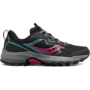 Saucony �T�b�J�j�[ ���f�B�[�X �X�j�[�J�[ �ySaucony Excursion TR16 Black Fuchsia (Women's)�z �T�C�Y US_8.5(25.5cm) Black/Fuchsia