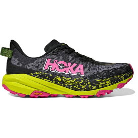 Hoka One One ホカオネオネ レディース スニーカー 【Hoka One One Speedgoat 6 Black Neon Citrus (Women's)】 サイズ US_6(23.0cm) Black/Neon Hoka Citrus