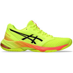 ASICS �A�V�b�N�X ���f�B�[�X �X�j�[�J�[ �yASICS Netburner Ballistic FF 3 Paris Safety Yellow Black (Women's)�z �T�C�Y US_8.5(25.5cm) Safety Yellow/Black