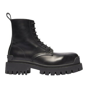 Balenciaga �o�����V�A�K ���f�B�[�X �X�j�[�J�[ �yBalenciaga Strike Lace-Up Boot Black (Women's)�z �T�C�Y US_7(24.0cm) Black