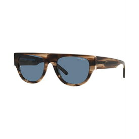 アーネット レディース サングラス＆アイウェア アクセサリー Unisex Sunglasses, AN4293 Gto 53 Tie-Dye Brown