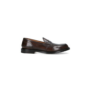 v~A[^ Y Xb|E[t@[ V[Y Calf Leather Loafers Brown