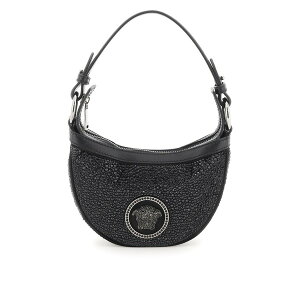 FT[` fB[X g[gobO obO Crystal Repeat Mini Hobo Bag BLACK RUTHENIUM (Black)
