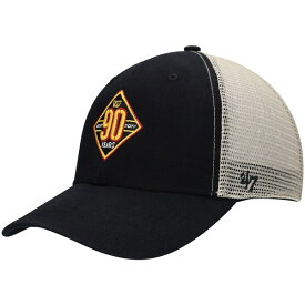 フォーティーセブン メンズ 帽子 アクセサリー Washington Commanders '47 90th Season MVP Trucker Snapback Hat Black/Natural