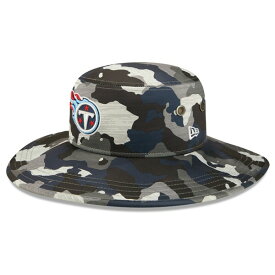 ニューエラ メンズ 帽子 アクセサリー Tennessee Titans New Era 2022 NFL Training Camp Official Panama Bucket Hat Camo