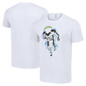 スターター メンズ Tシャツ トップス Los Angeles Chargers Starter Logo Graphic TShirt White