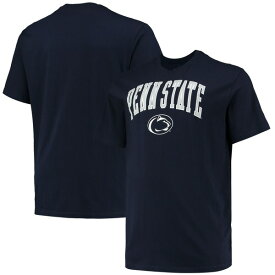 チャンピオン メンズ Tシャツ トップス Penn State Nittany Lions Champion Big & Tall Arch Over Wordmark TShirt Navy