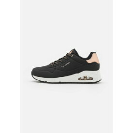 スケッチャーズ スポーツ レディース スニーカー シューズ UNO - Trainers - black/rose gold