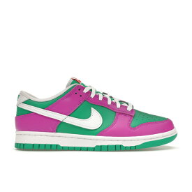 Nike ナイキ レディース スニーカー 【Nike Dunk Low Stadium Green Fuchsia (Women's)】 サイズ US_9.5(26.5cm) Stadium Green/White-Fuchsia-White