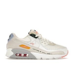 Nike iCL fB[X Xj[J[ yNike Air Max 90 We'll Take It From Here (Women's)z TCY US_W_12 Summit White/Pro Green/Crimson Bliss/Summit White