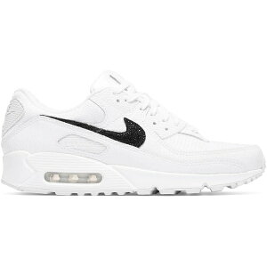 Nike �i�C�L ���f�B�[�X �X�j�[�J�[ �yNike Air Max 90 Snakeskin White Black (Women's)�z �T�C�Y US_W_10 White/Black