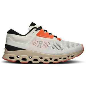 On I fB[X Xj[J[ yOn CloudStratus 3 Undyed White Sand Orange (Women's)z TCY US_5(22.0cm) Undyed White/Sand
