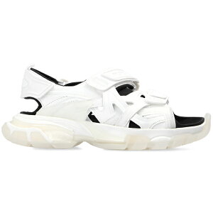 Balenciaga �o�����V�A�K ���f�B�[�X �X�j�[�J�[ �yBalenciaga Track Sandal Clear Sole White Black (Women's)�z �T�C�Y US_8(25.0cm) White/Black
