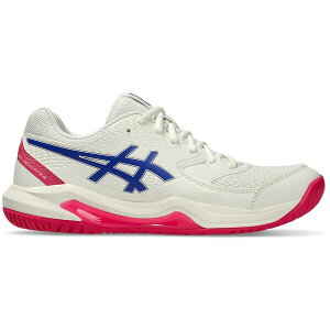 ASICS �A�V�b�N�X ���f�B�[�X �X�j�[�J�[ �yASICS Gel-Dedicate 8 Cream Dark Cobalt (Women's)�z �T�C�Y US_8(25.0cm) Cream/Dark Cobalt
