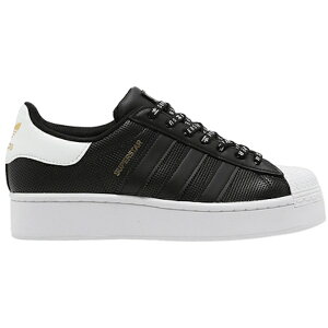 adidas AfB_X fB[X Xj[J[ yadidas Superstar Bold Core Black (Women's)z TCY US_7.5(24.5cm) Core Black/Cloud White/Gold Metallic