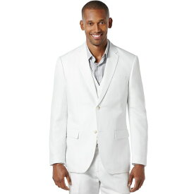 ペリーエリス メンズ ジャケット＆ブルゾン アウター Men's Linen Suit Jacket Bright White