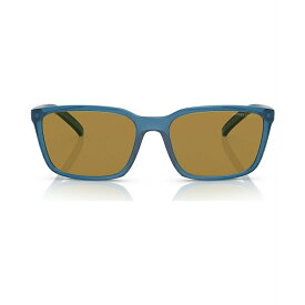 アーネット メンズ サングラス・アイウェア アクセサリー Men's Polarized Sunglasses, AN431156-P Transparent Blue