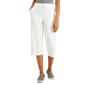 ケレンスコット レディース カジュアルパンツ ボトムス Knit Capri Pull on Pants, Created for Macy's Bright White