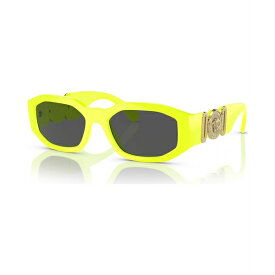 ヴェルサーチ レディース サングラス＆アイウェア アクセサリー Biggie Unisex Sunglasses, VE4361 Biggie Yellow Fluo