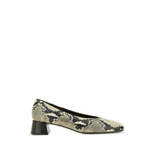 ���x���g�t�F�X�^ ���f�B�[�X �p���v�X �V���[�Y Vina python-print block-heel pumps Neutrals
