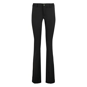 PT�g���m ���f�B�[�X �J�W���A���p���c �{�g���X Elsa flared trousers Black