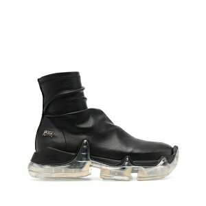 �X�E�F�A �����Y �u�[�c �V���[�Y Air revive sneakers Black