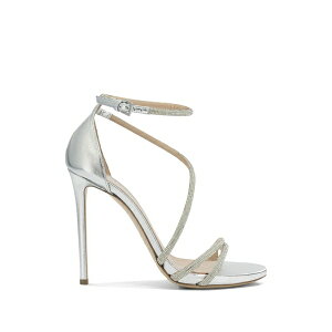 �j�i���� ���f�B�[�X �T���_�� �V���[�Y Micol crystal-embellished sandals Silver