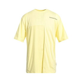 【送料無料】 エムエスジイエム メンズ Tシャツ トップス T-shirts Yellow