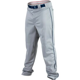 ローリングス メンズ ランニング スポーツ Rawlings Men's Premium Plated Piped Baseball Pants Grey/Navy